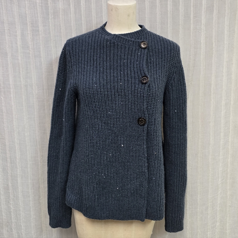 Brunello Cucinelli Sequin Cashmere Cardigan